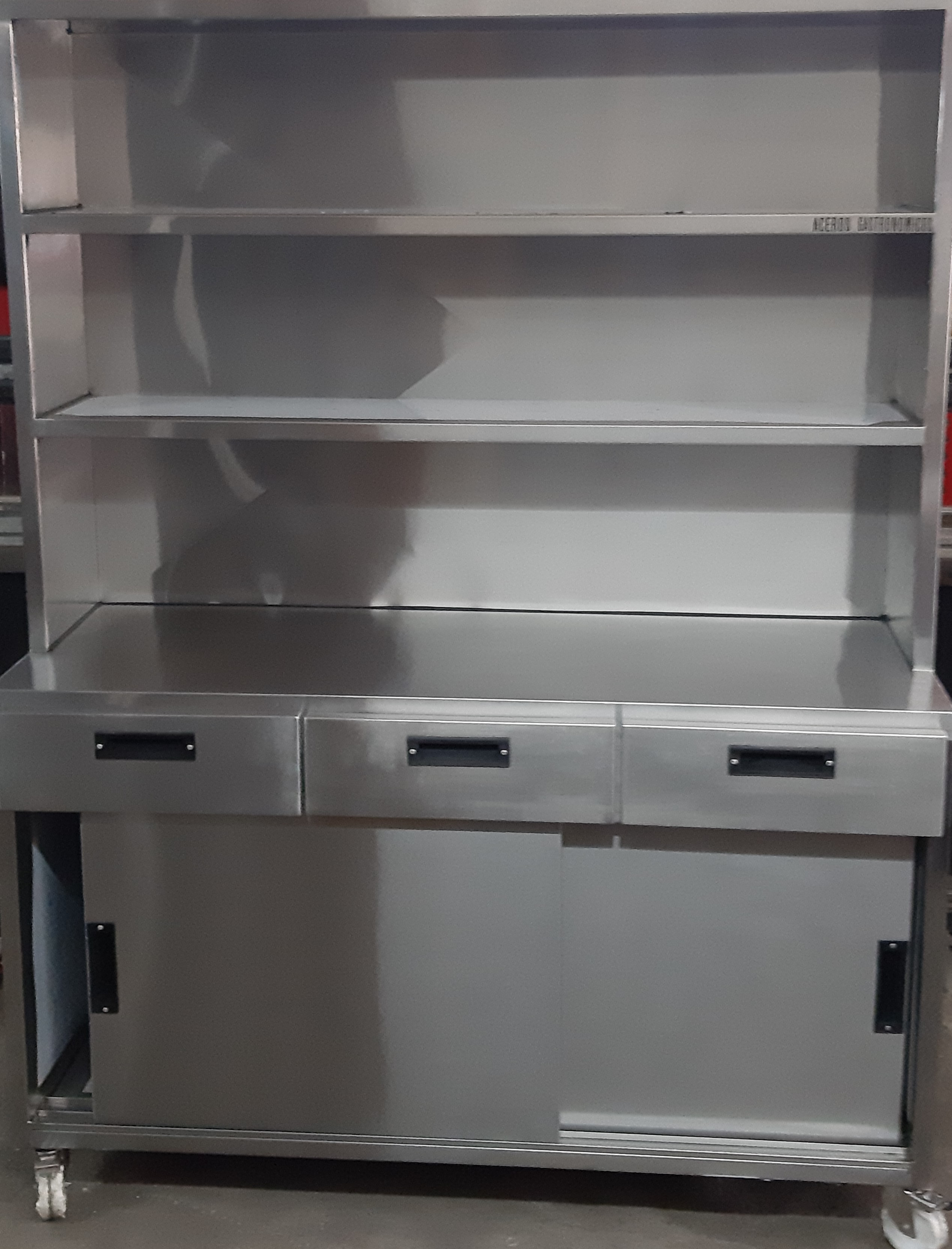 ingenieria gastronomica - mueble para cubiertos en aceros gastronómicos