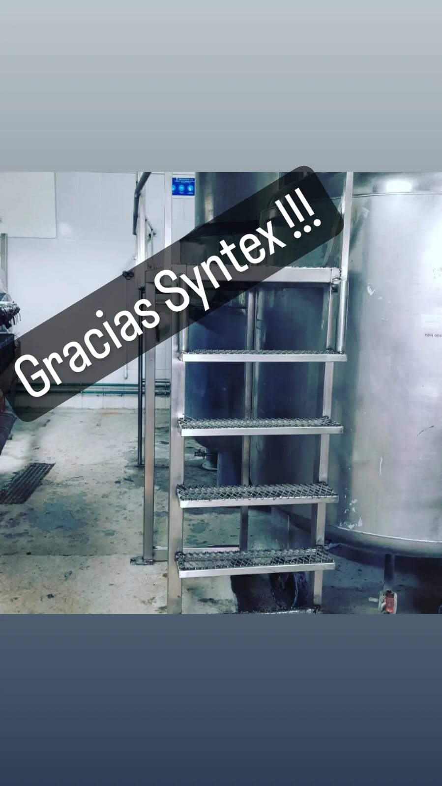 ingenieria gastronomica - escalera de acero